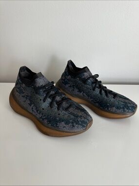 Adidas Yeezy Boost 380 Covellite Men’s 7.5 Blue Gray Sneakers Missing Insoles
